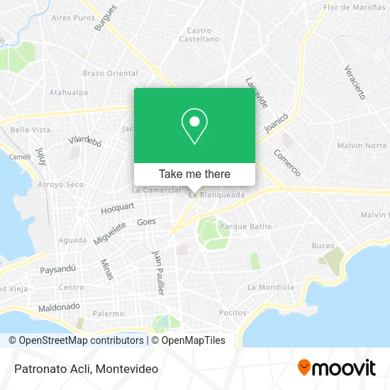 Mapa de Patronato Acli