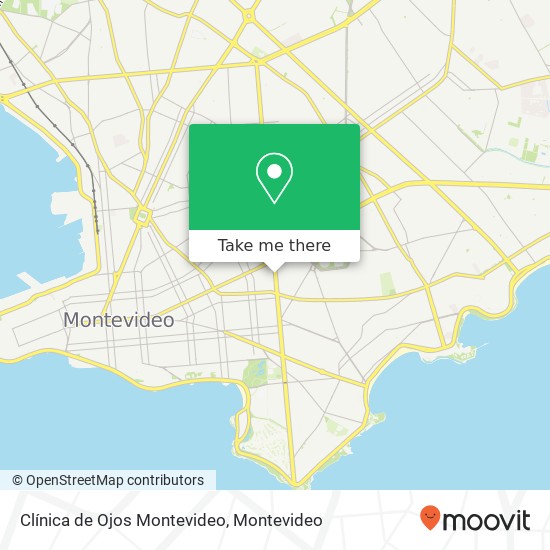 Clínica de Ojos Montevideo map