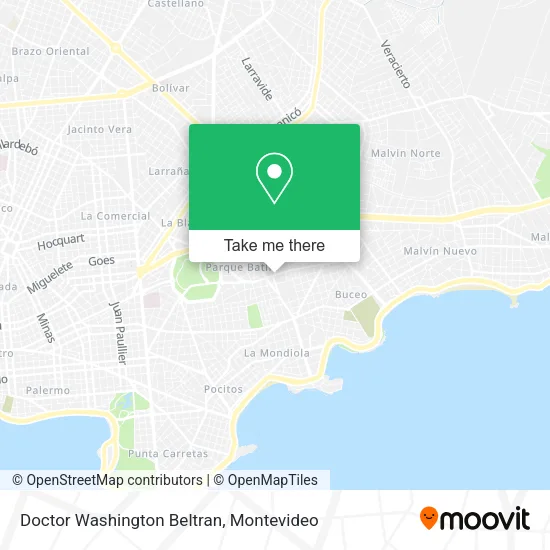 Doctor Washington Beltran map