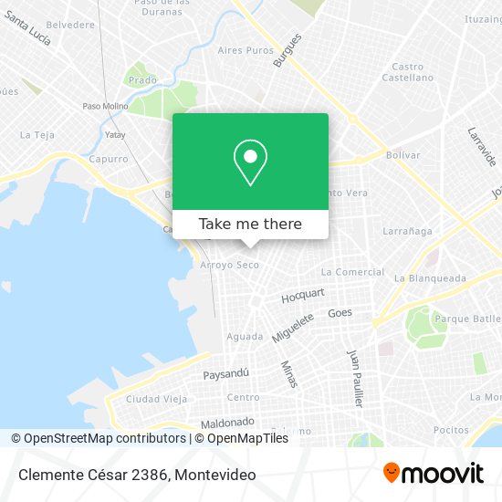 Clemente César 2386 map
