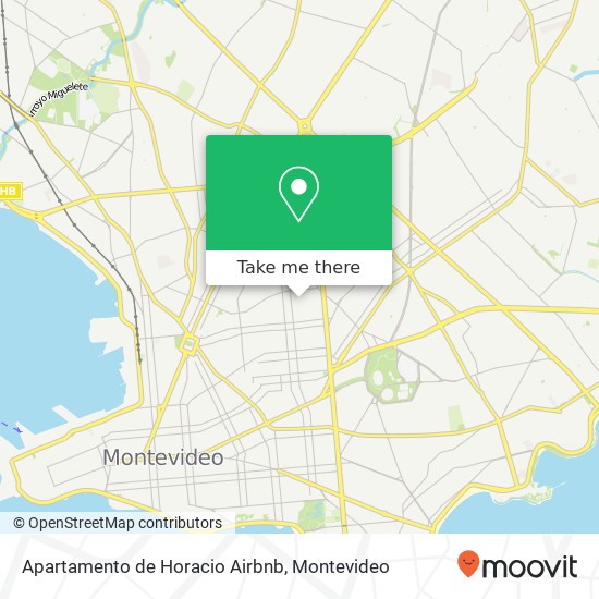 Apartamento de Horacio Airbnb map
