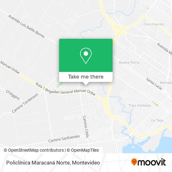 Policlínica Maracaná Norte map