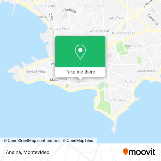 Mapa de Ansina