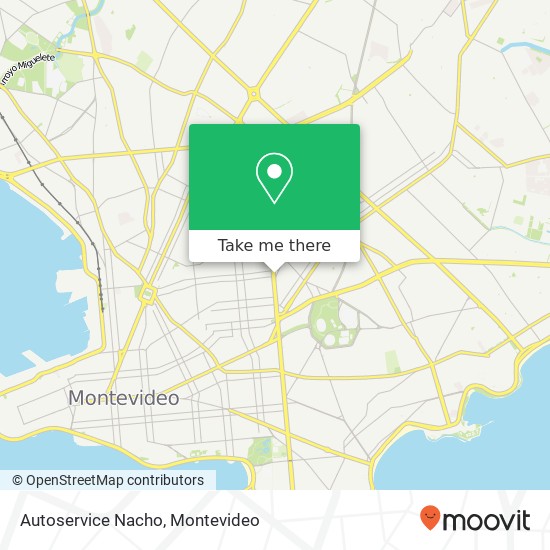 Autoservice Nacho map