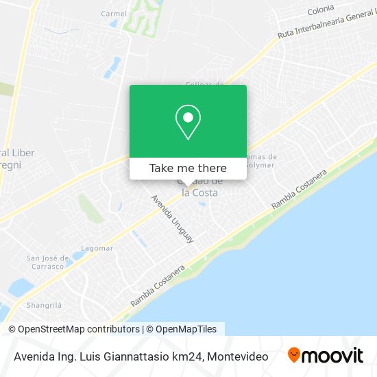 Avenida Ing. Luis Giannattasio km24 map