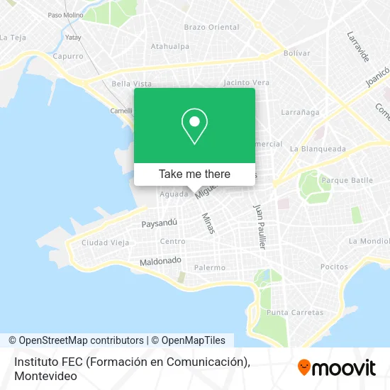 Instituto FEC (Formación en Comunicación) map