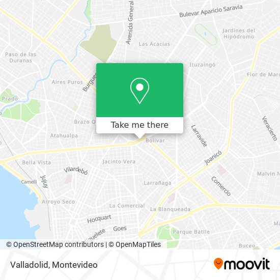 Valladolid map