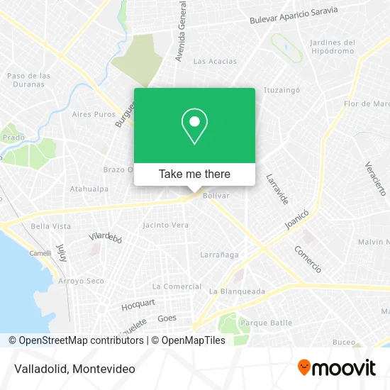 Mapa de Valladolid