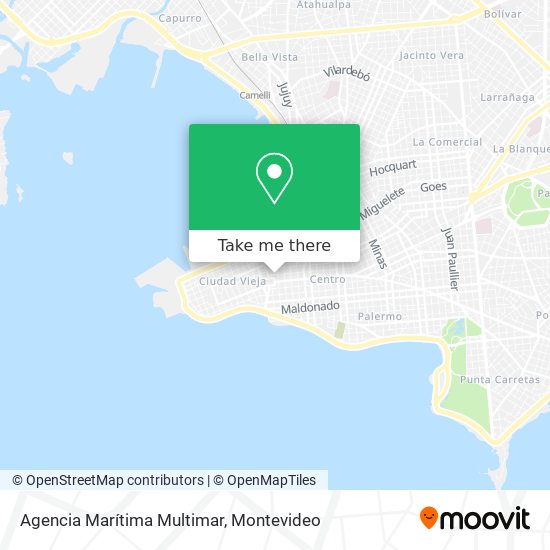 Agencia Marítima Multimar map