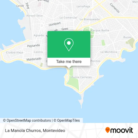 La Manola Churros map