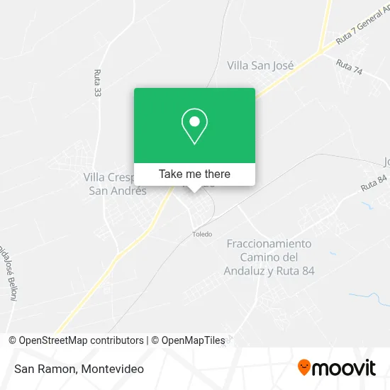 San Ramon map