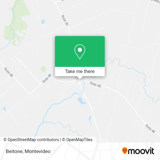 Beitone map