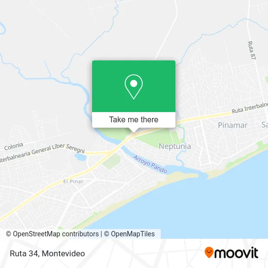 Ruta 34 map