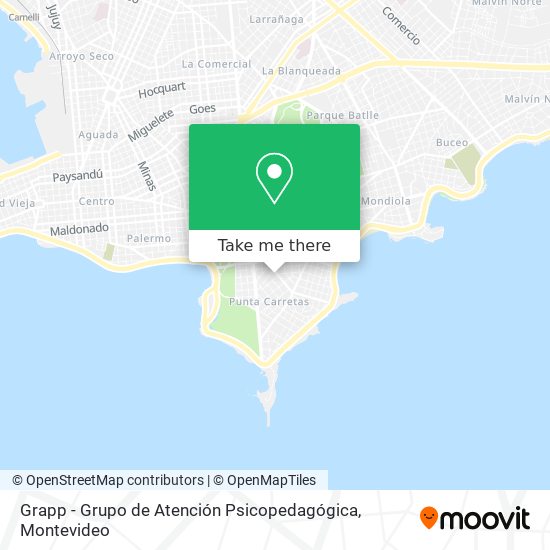 Grapp - Grupo de Atención Psicopedagógica map