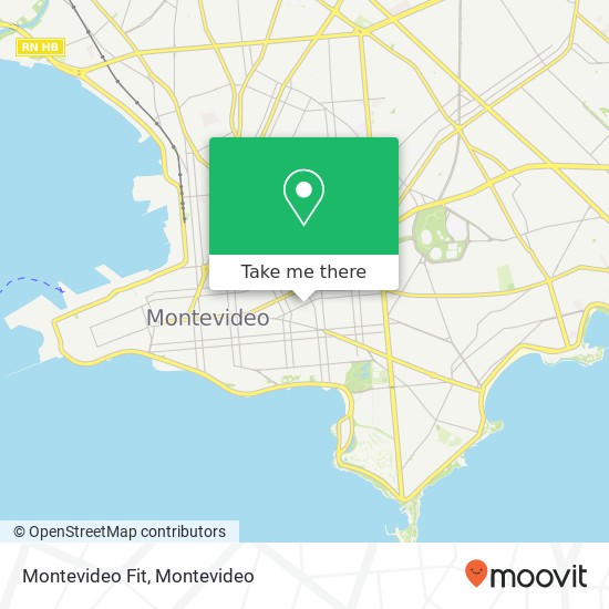 Montevideo Fit map