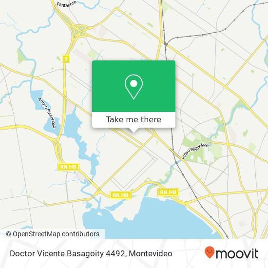 Doctor Vicente Basagoity 4492 map