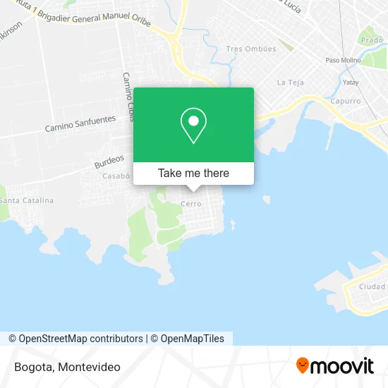 Bogota map