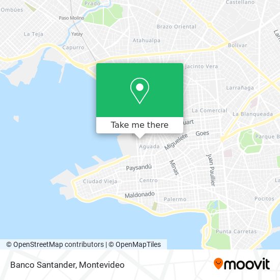 Banco Santander map