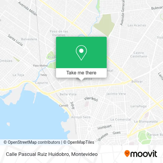 Mapa de Calle Pascual Ruiz Huidobro