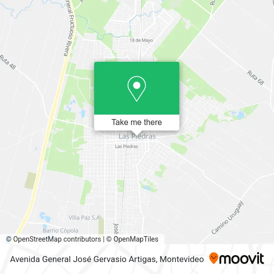 Mapa de Avenida General José Gervasio Artigas