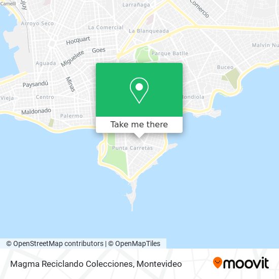 Mapa de Magma Reciclando Colecciones