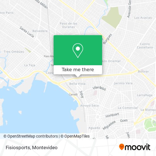 Fisiosports map