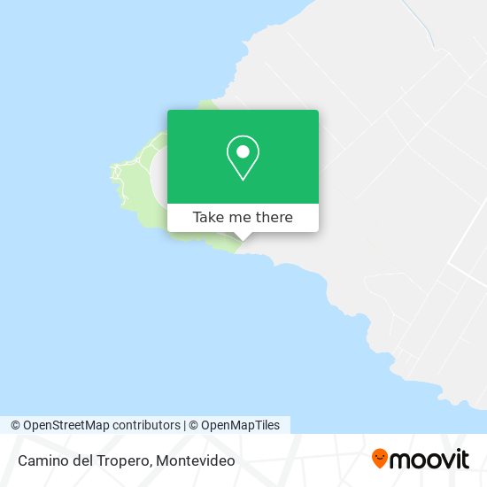 Camino del Tropero map