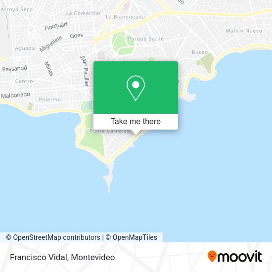 Francisco Vidal map