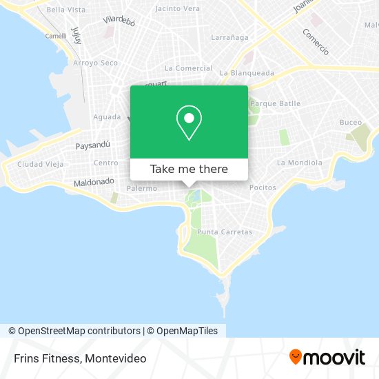 Frins Fitness map