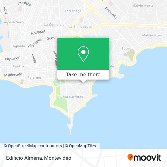 Edificio Almeria map