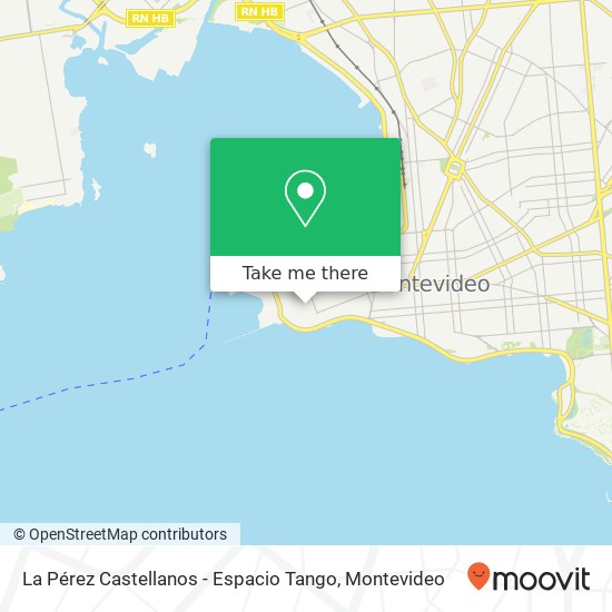 La Pérez Castellanos - Espacio Tango map