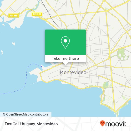 FastCall Uruguay map