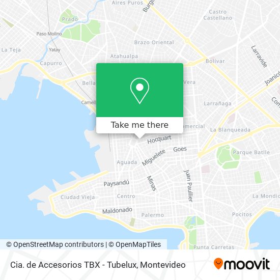 Cia. de Accesorios TBX - Tubelux map