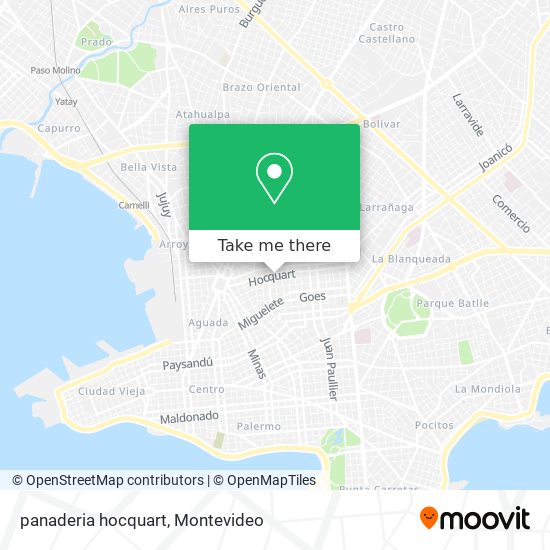 Mapa de panaderia hocquart