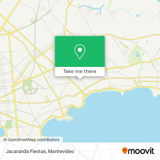 Jacaranda Fiestas map