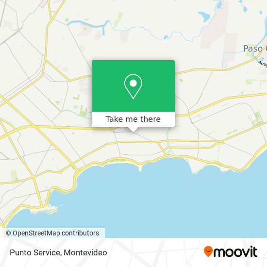 Punto Service map