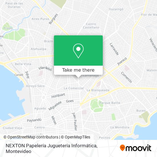 NEXTON Papelería Juguetería Informática map