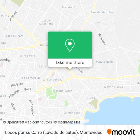 Locos por su Carro (Lavado de autos) map