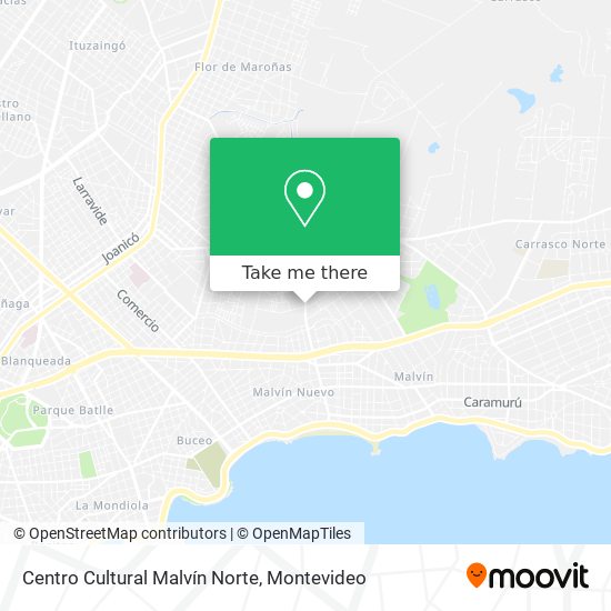 Centro Cultural Malvín Norte map