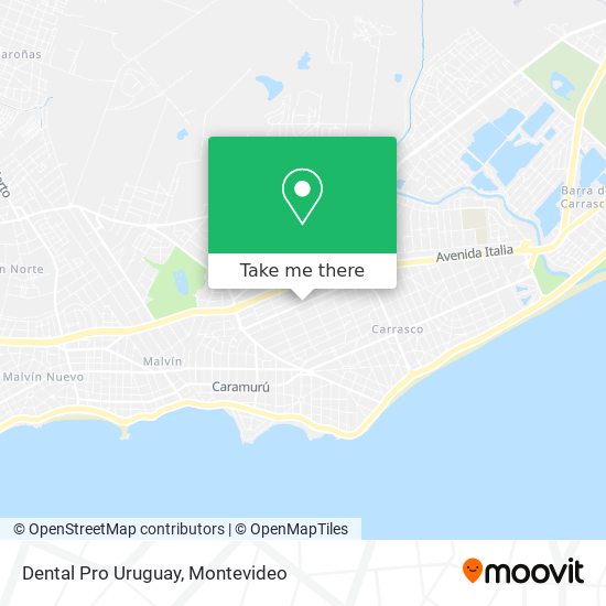Dental Pro Uruguay map