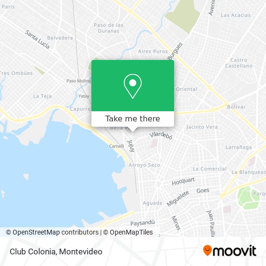 Mapa de Club Colonia