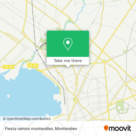 Mapa de Fiesta vamos montevideo