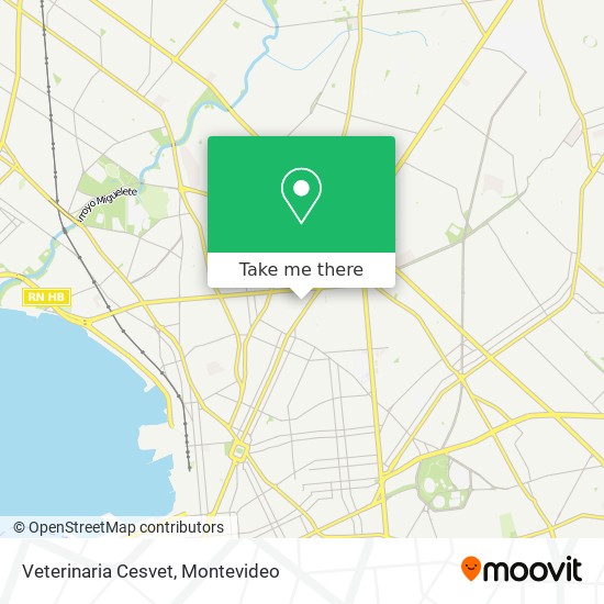 Veterinaria Cesvet map