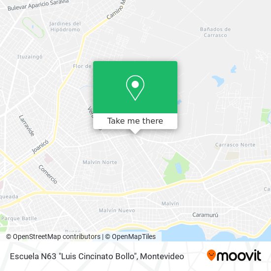 Escuela N63 "Luis Cincinato Bollo" map