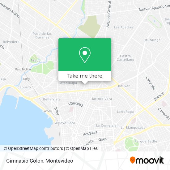 Gimnasio Colon map