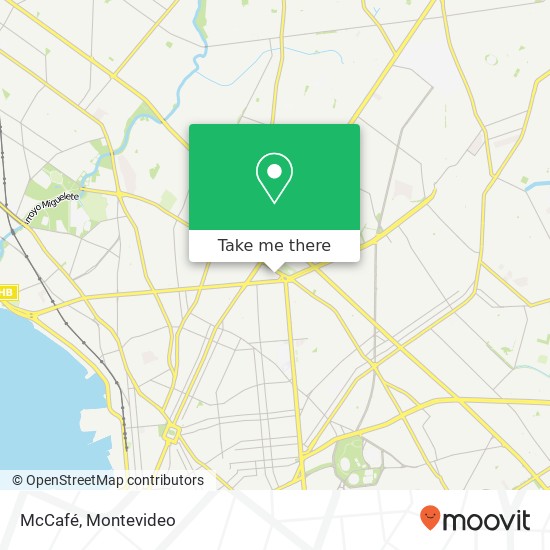 McCafé map