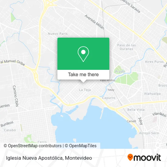 Mapa de Iglesia Nueva Apostólica