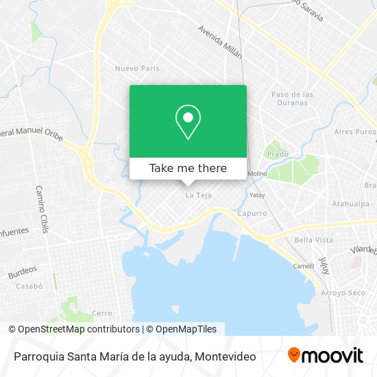 Parroquia Santa María de la ayuda map