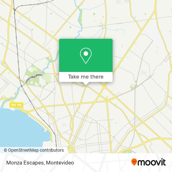 Monza Escapes map