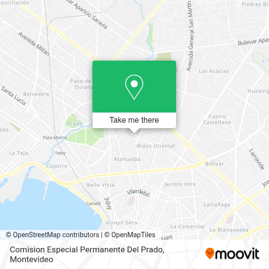 Comision Especial Permanente Del Prado map